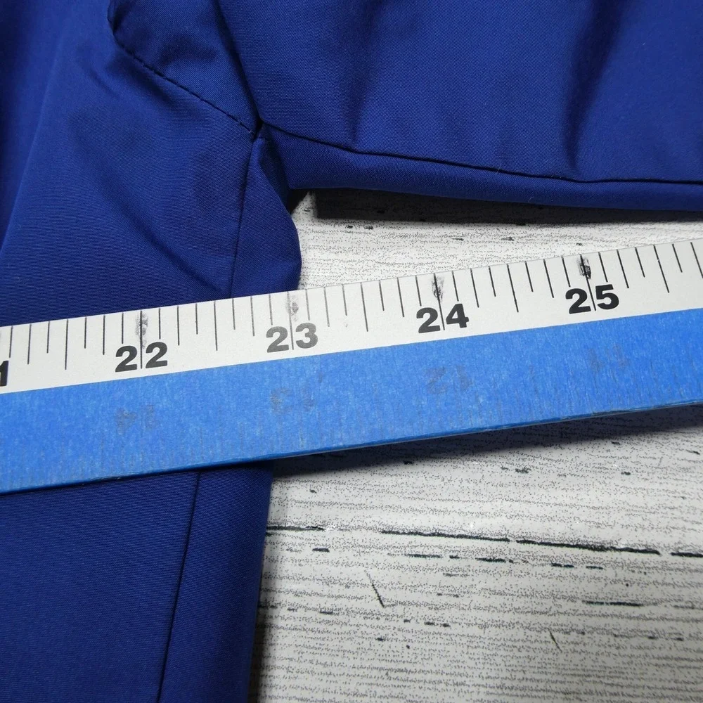 Cabelas Windbreaker Jacket Size Medium Blue Mesh Lined‎ Pullover Windshirt